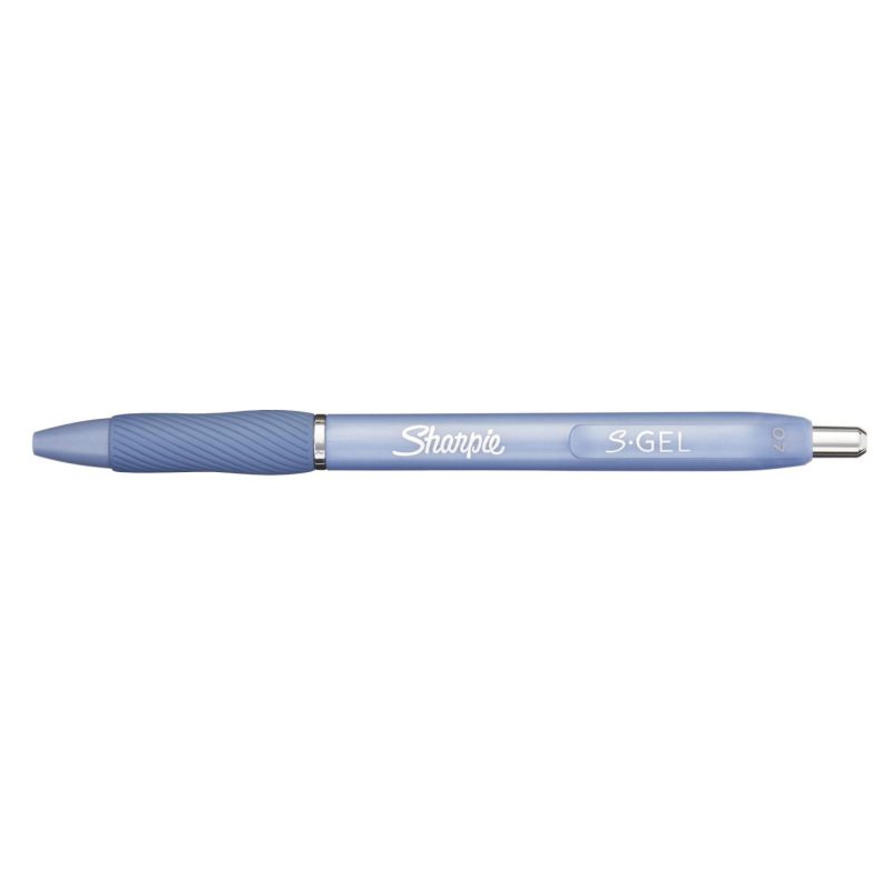 Sharpie® S-Gel Frosted Blue Barrel - Black - 2